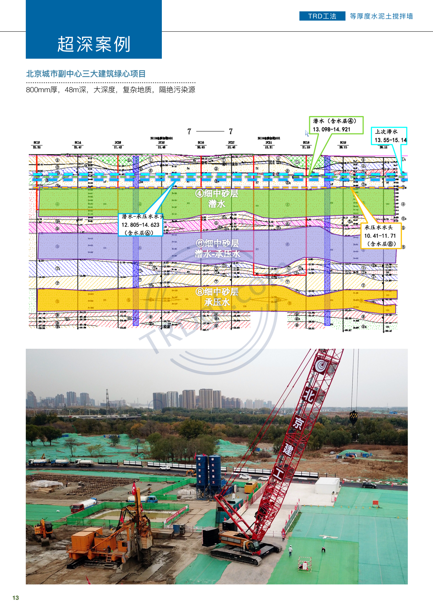 德泓建設(shè) TRD工法，橋隧工程、深基坑圍護(hù)、土壤治理、水利防滲